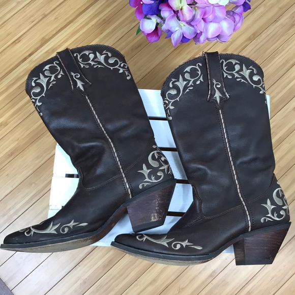 Durango Shoes - Durango Embroidered Western Boots Size 7.5M